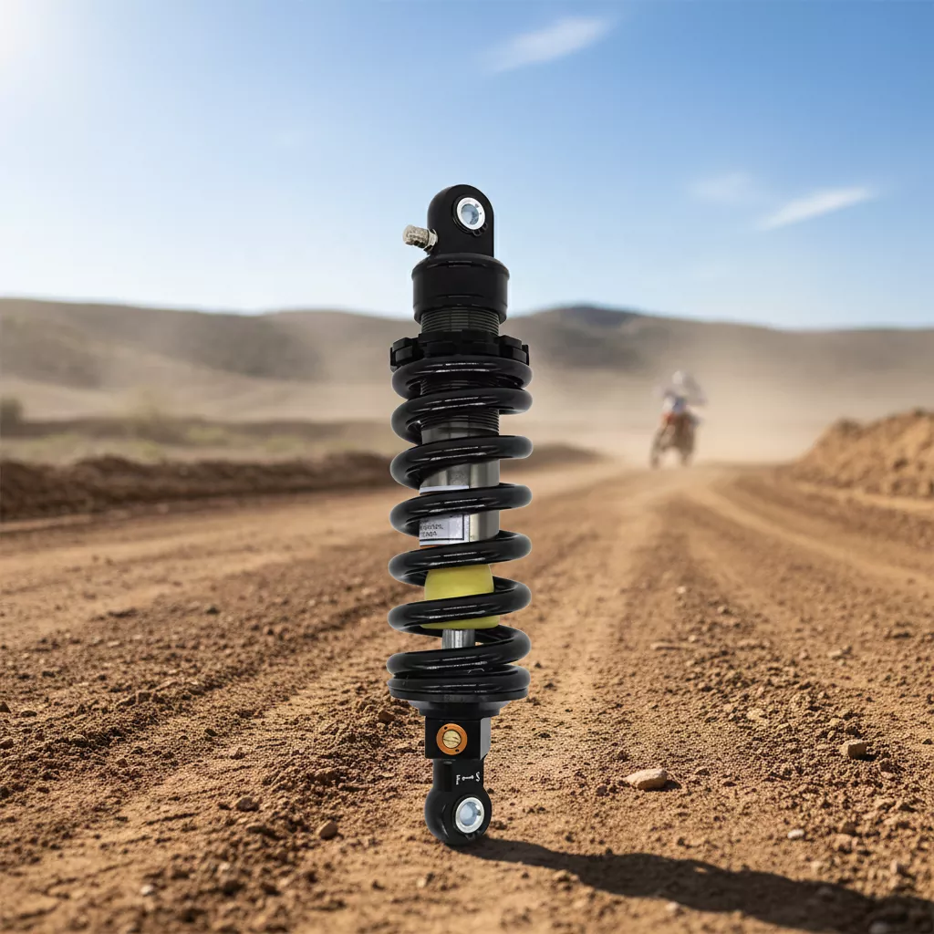 โช้คอัพรถจักรยานยนต์แบบปรับเด้งกลับได้